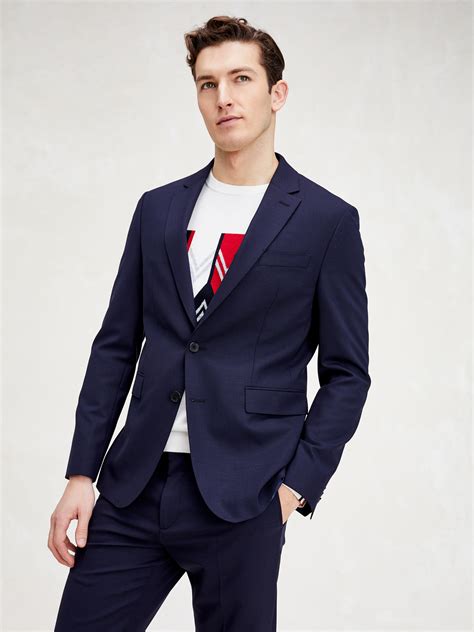 tommy hilfiger slim fit blazer.